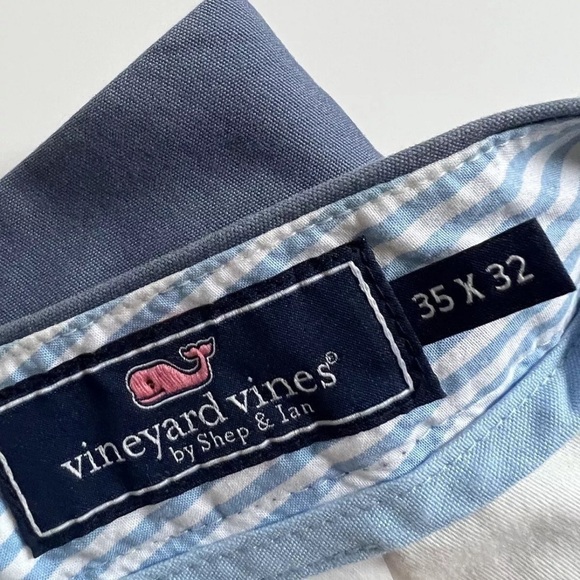 Vineyard Vines Blue Mens Chino Dress Pants Size 35/32 Preppy - Picture 3 of 4